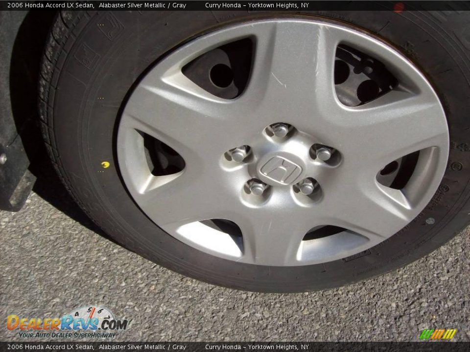 2006 Honda Accord LX Sedan Alabaster Silver Metallic / Gray Photo #11