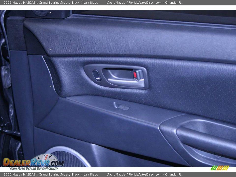 2006 Mazda MAZDA3 s Grand Touring Sedan Black Mica / Black Photo #21
