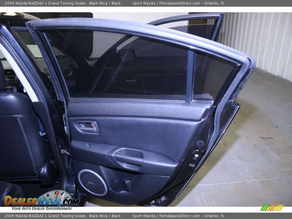 2006 Mazda MAZDA3 s Grand Touring Sedan Black Mica / Black Photo #22