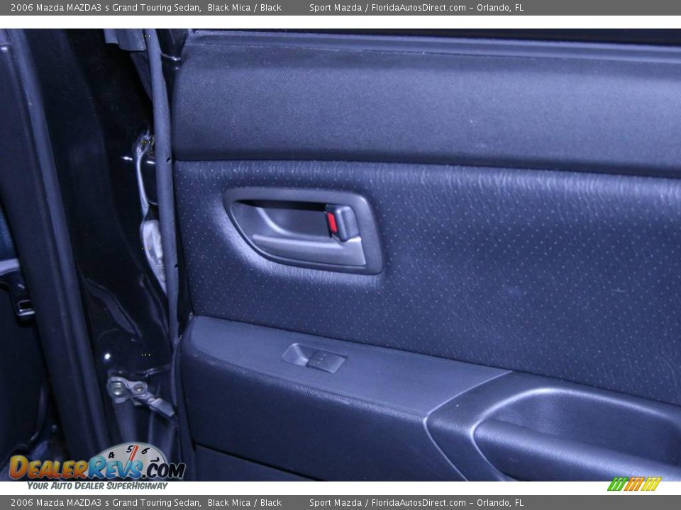 2006 Mazda MAZDA3 s Grand Touring Sedan Black Mica / Black Photo #23