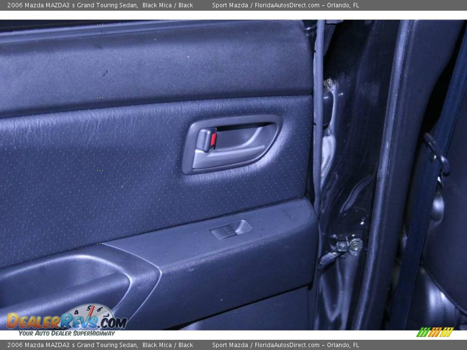 2006 Mazda MAZDA3 s Grand Touring Sedan Black Mica / Black Photo #25