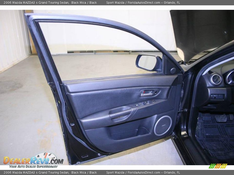 2006 Mazda MAZDA3 s Grand Touring Sedan Black Mica / Black Photo #26