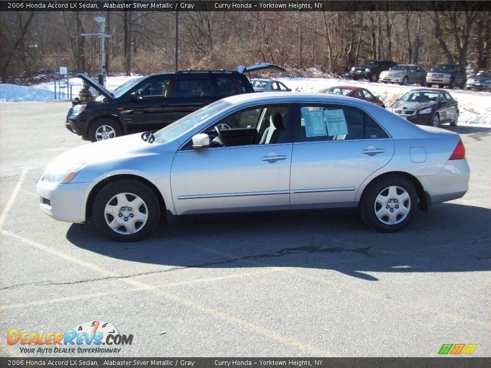 2006 Honda Accord LX Sedan Alabaster Silver Metallic / Gray Photo #19