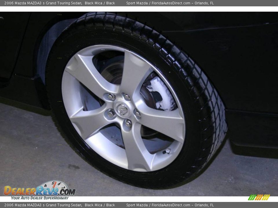 2006 Mazda MAZDA3 s Grand Touring Sedan Black Mica / Black Photo #29