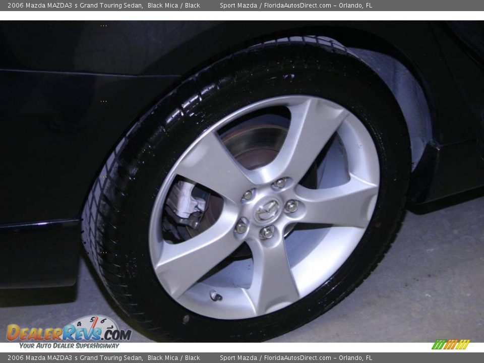 2006 Mazda MAZDA3 s Grand Touring Sedan Black Mica / Black Photo #30