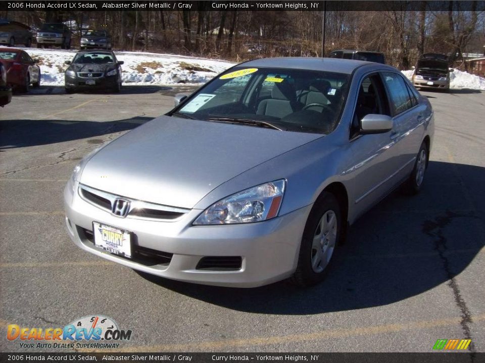 2006 Honda Accord LX Sedan Alabaster Silver Metallic / Gray Photo #21