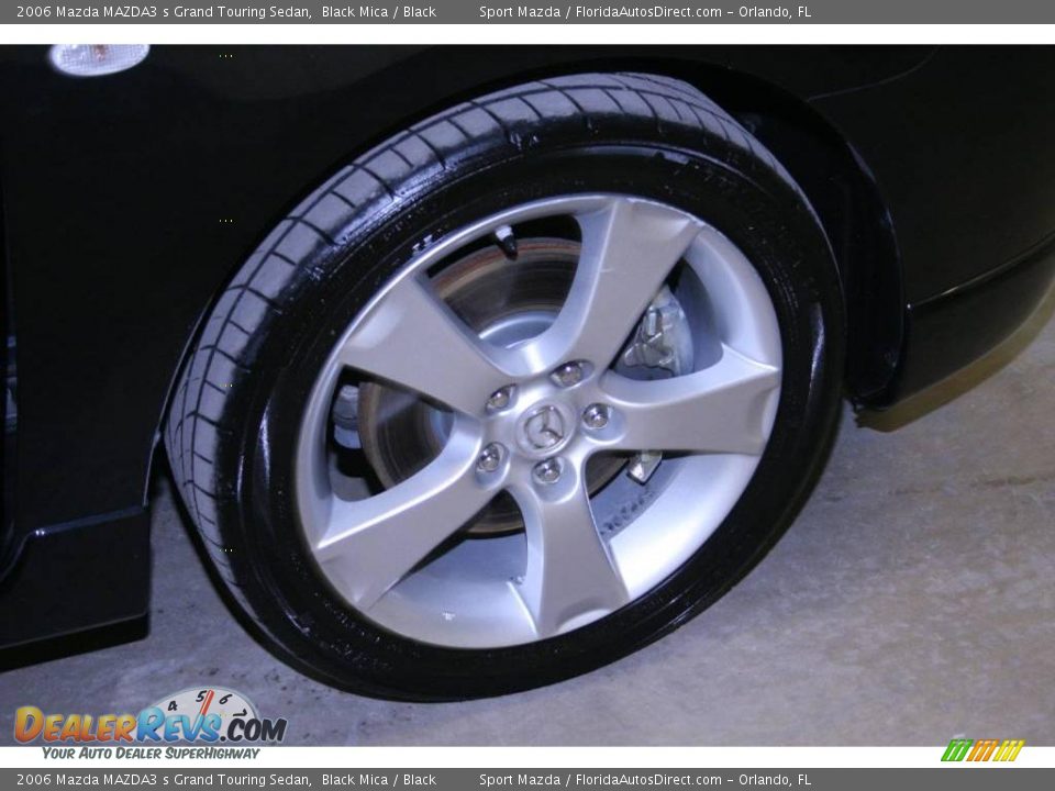 2006 Mazda MAZDA3 s Grand Touring Sedan Black Mica / Black Photo #31
