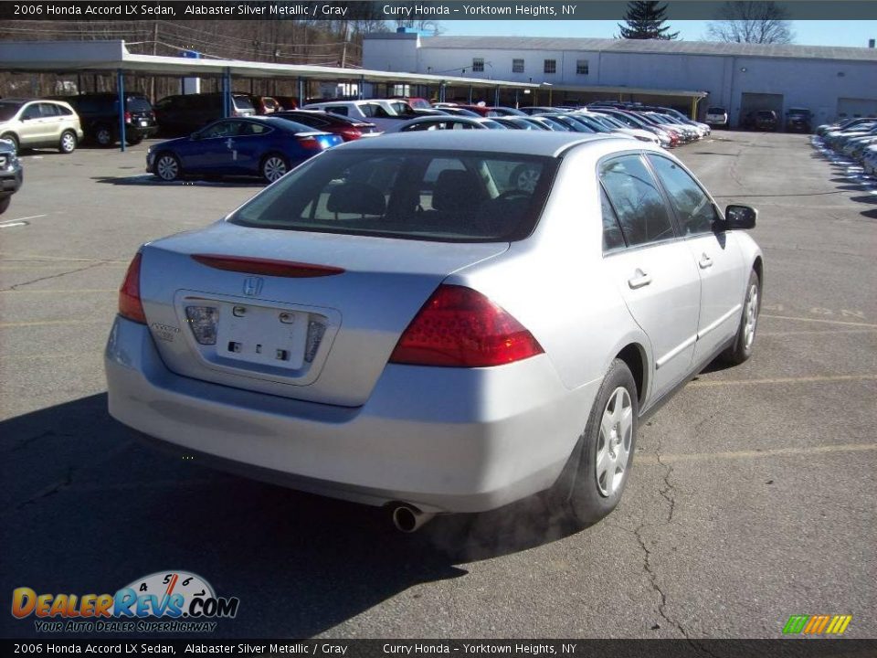 2006 Honda Accord LX Sedan Alabaster Silver Metallic / Gray Photo #22