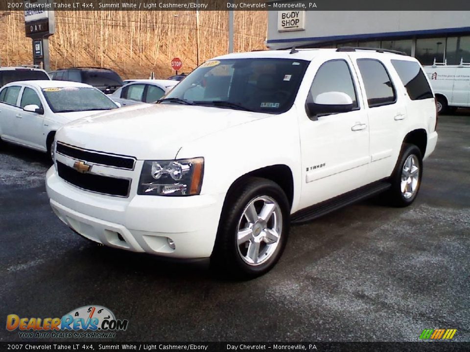 2007 Chevrolet Tahoe LT 4x4 Summit White / Light Cashmere/Ebony Photo #1