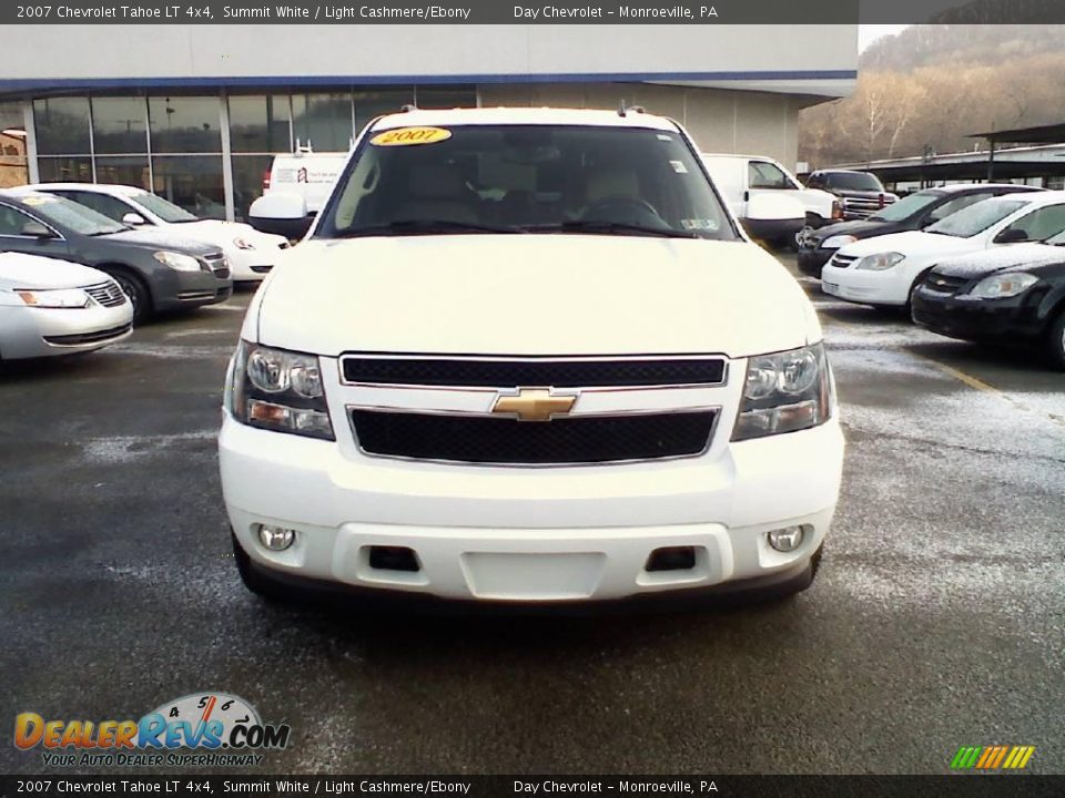 2007 Chevrolet Tahoe LT 4x4 Summit White / Light Cashmere/Ebony Photo #2