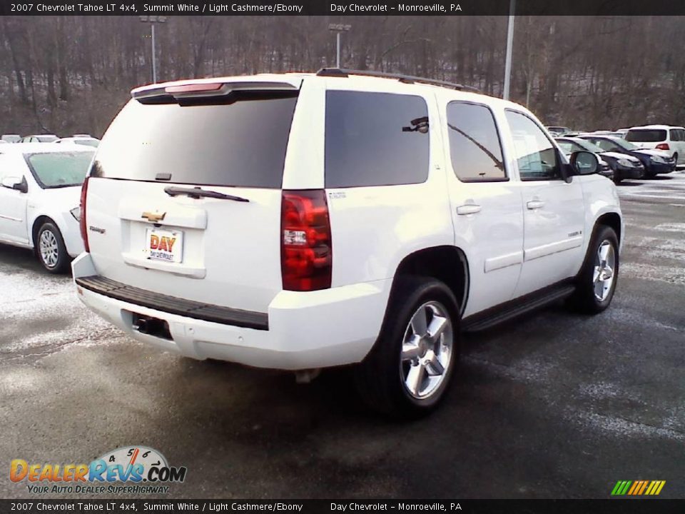 2007 Chevrolet Tahoe LT 4x4 Summit White / Light Cashmere/Ebony Photo #4