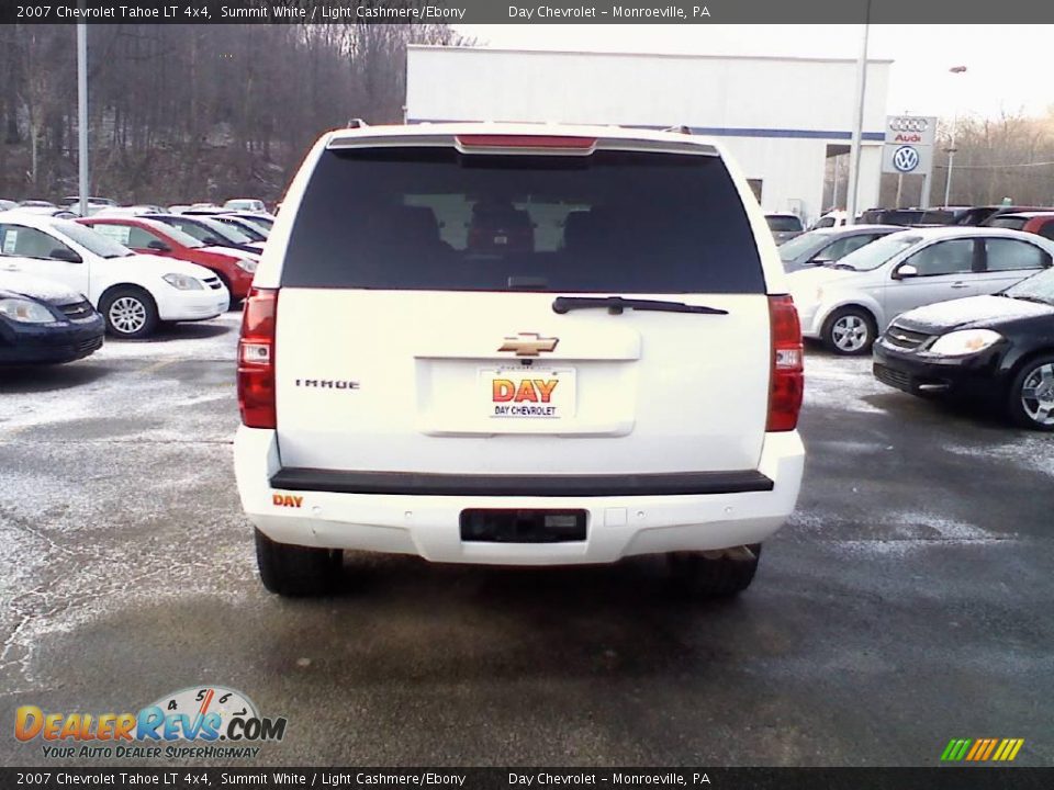 2007 Chevrolet Tahoe LT 4x4 Summit White / Light Cashmere/Ebony Photo #5