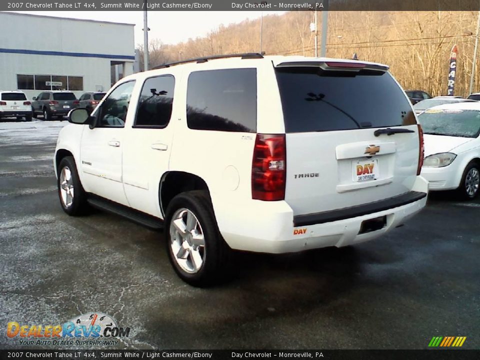 2007 Chevrolet Tahoe LT 4x4 Summit White / Light Cashmere/Ebony Photo #6