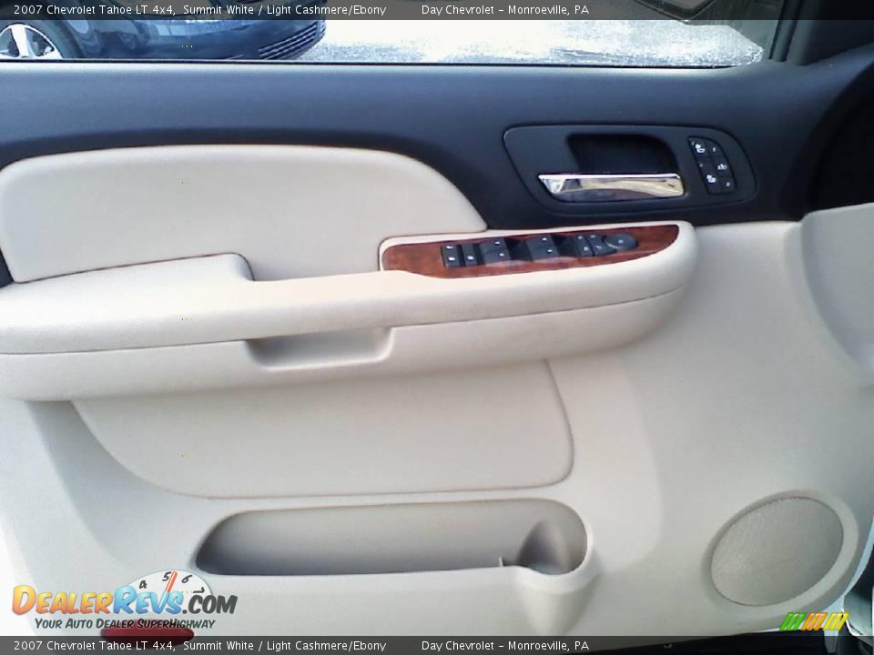 2007 Chevrolet Tahoe LT 4x4 Summit White / Light Cashmere/Ebony Photo #13