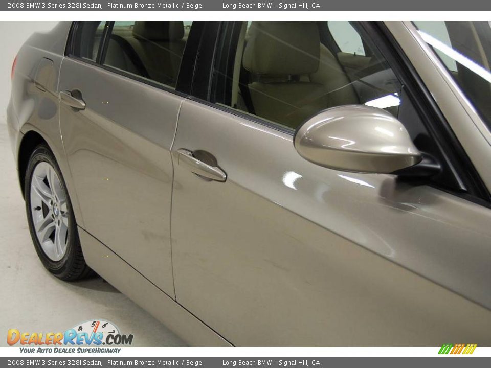 2008 BMW 3 Series 328i Sedan Platinum Bronze Metallic / Beige Photo #4