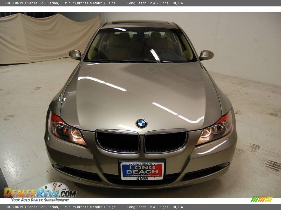 2008 BMW 3 Series 328i Sedan Platinum Bronze Metallic / Beige Photo #5