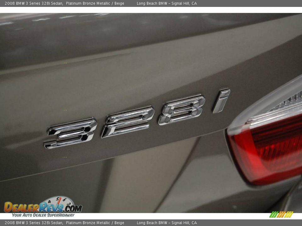 2008 BMW 3 Series 328i Sedan Platinum Bronze Metallic / Beige Photo #8