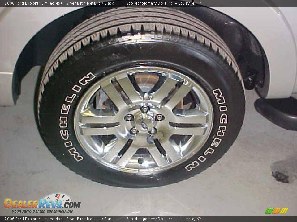 2006 Ford Explorer Limited 4x4 Silver Birch Metallic / Black Photo #13