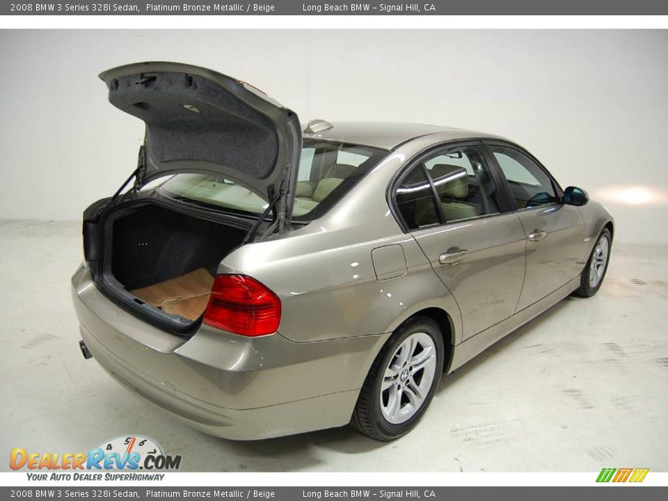 2008 BMW 3 Series 328i Sedan Platinum Bronze Metallic / Beige Photo #10