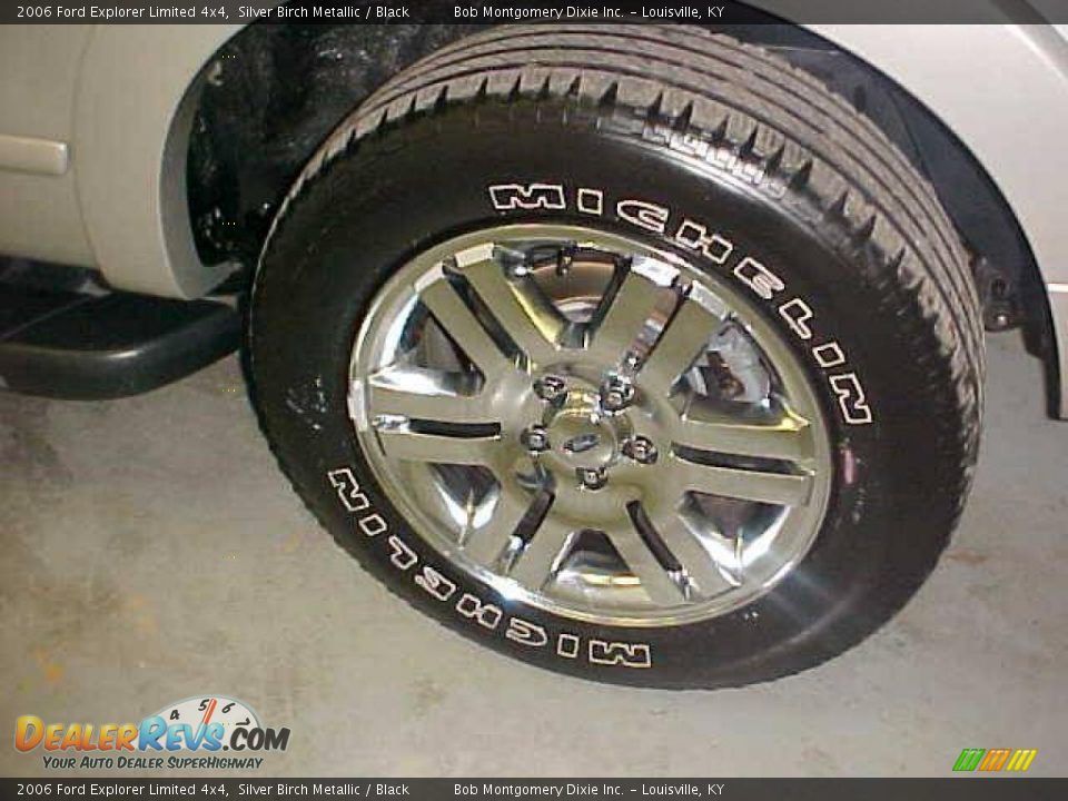 2006 Ford Explorer Limited 4x4 Silver Birch Metallic / Black Photo #14