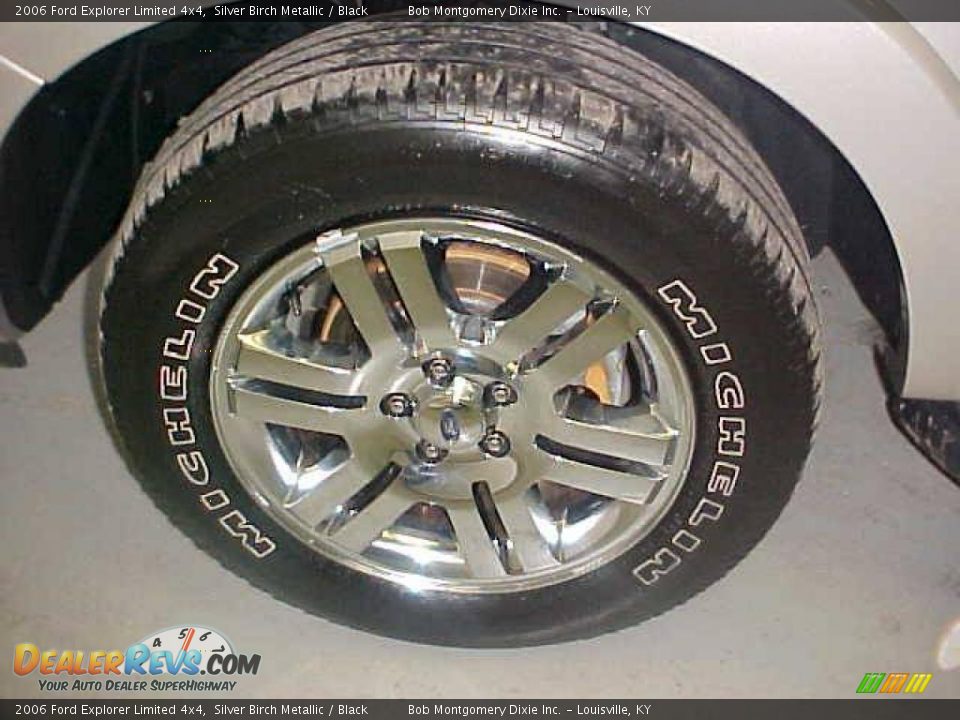 2006 Ford Explorer Limited 4x4 Silver Birch Metallic / Black Photo #17