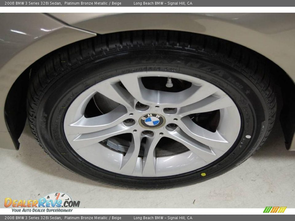 2008 BMW 3 Series 328i Sedan Platinum Bronze Metallic / Beige Photo #13