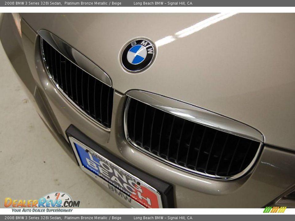 2008 BMW 3 Series 328i Sedan Platinum Bronze Metallic / Beige Photo #15
