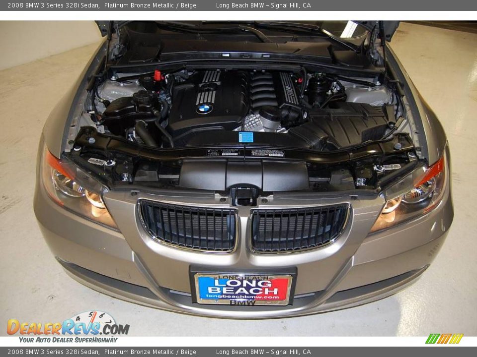 2008 BMW 3 Series 328i Sedan Platinum Bronze Metallic / Beige Photo #17