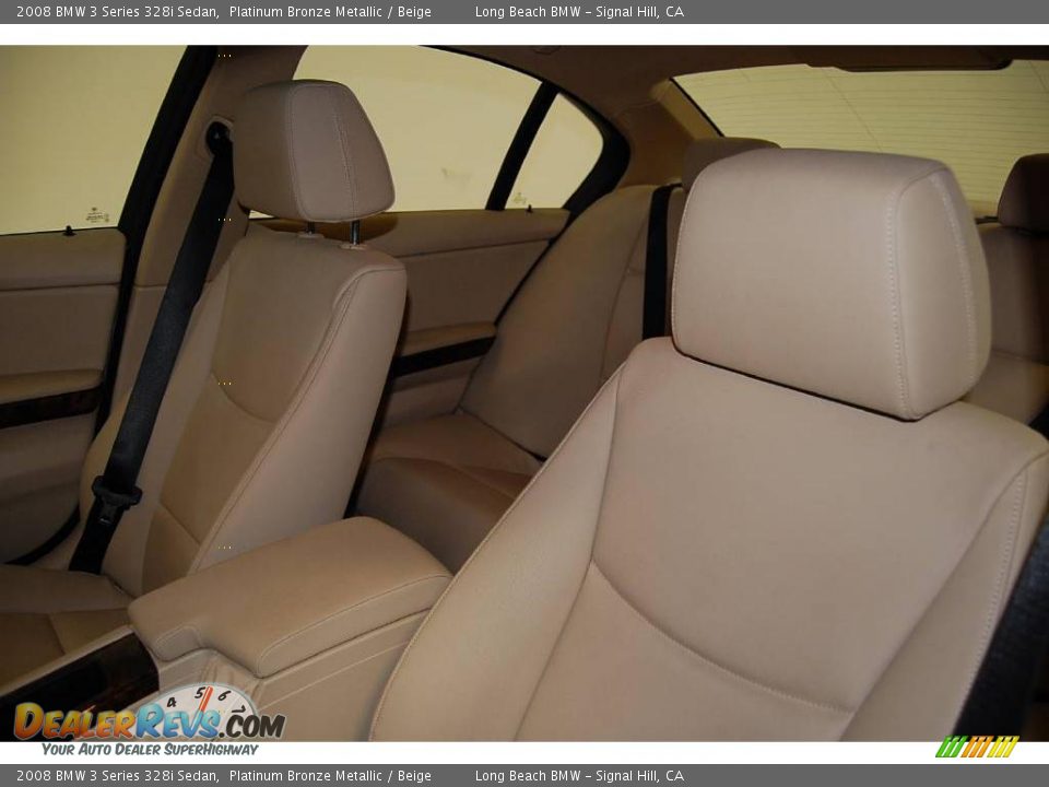 2008 BMW 3 Series 328i Sedan Platinum Bronze Metallic / Beige Photo #21