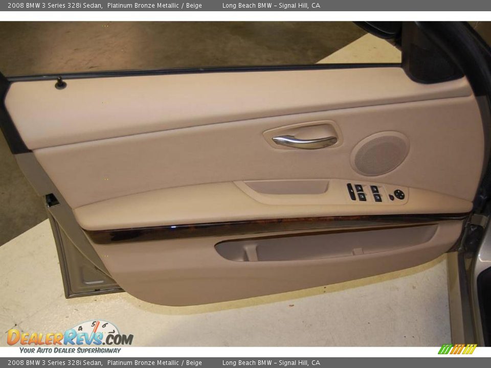 2008 BMW 3 Series 328i Sedan Platinum Bronze Metallic / Beige Photo #23