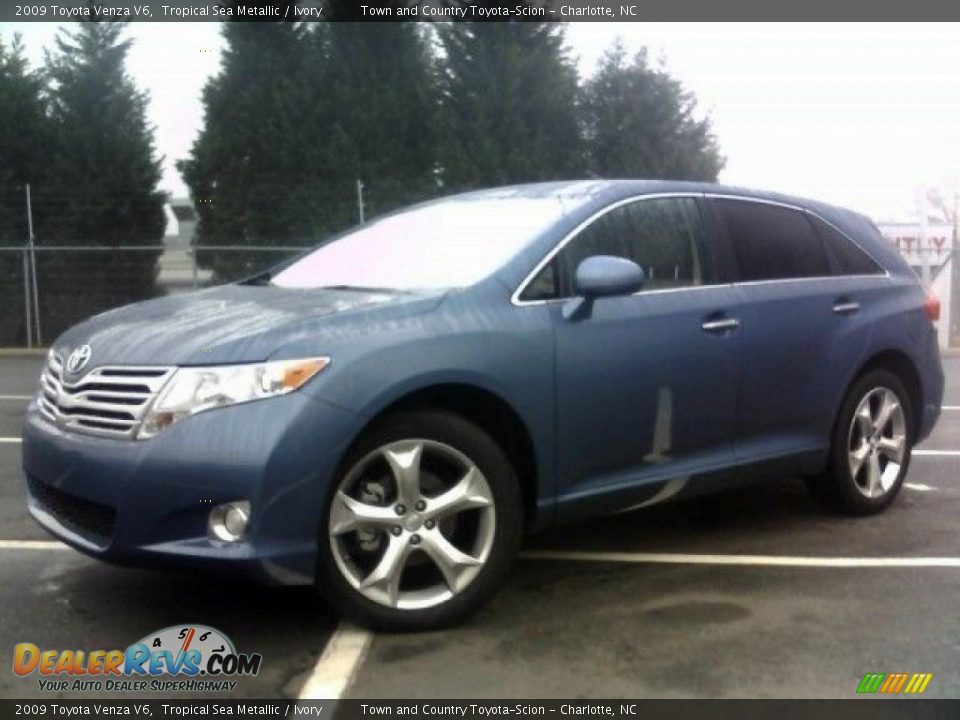 2009 Toyota Venza V6 Tropical Sea Metallic / Ivory Photo #3