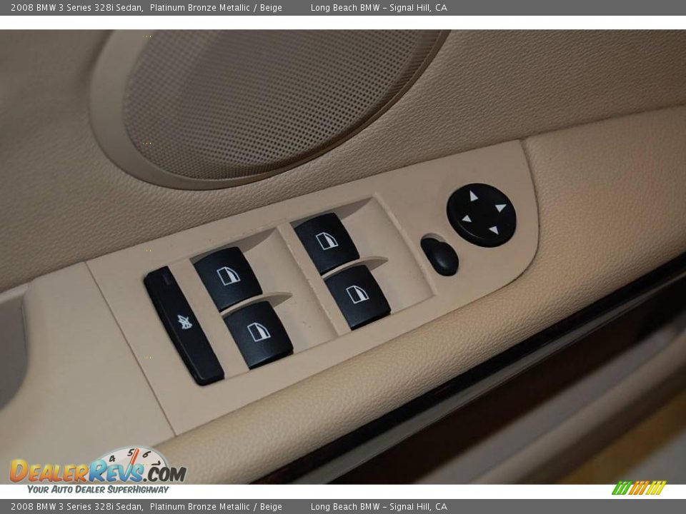 2008 BMW 3 Series 328i Sedan Platinum Bronze Metallic / Beige Photo #24