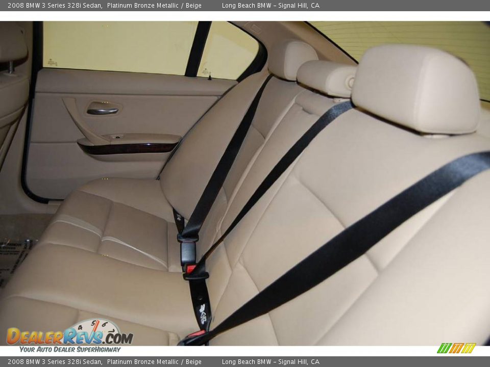2008 BMW 3 Series 328i Sedan Platinum Bronze Metallic / Beige Photo #26