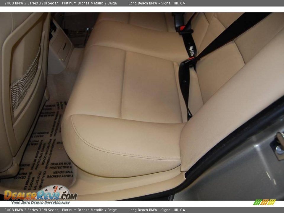 2008 BMW 3 Series 328i Sedan Platinum Bronze Metallic / Beige Photo #27
