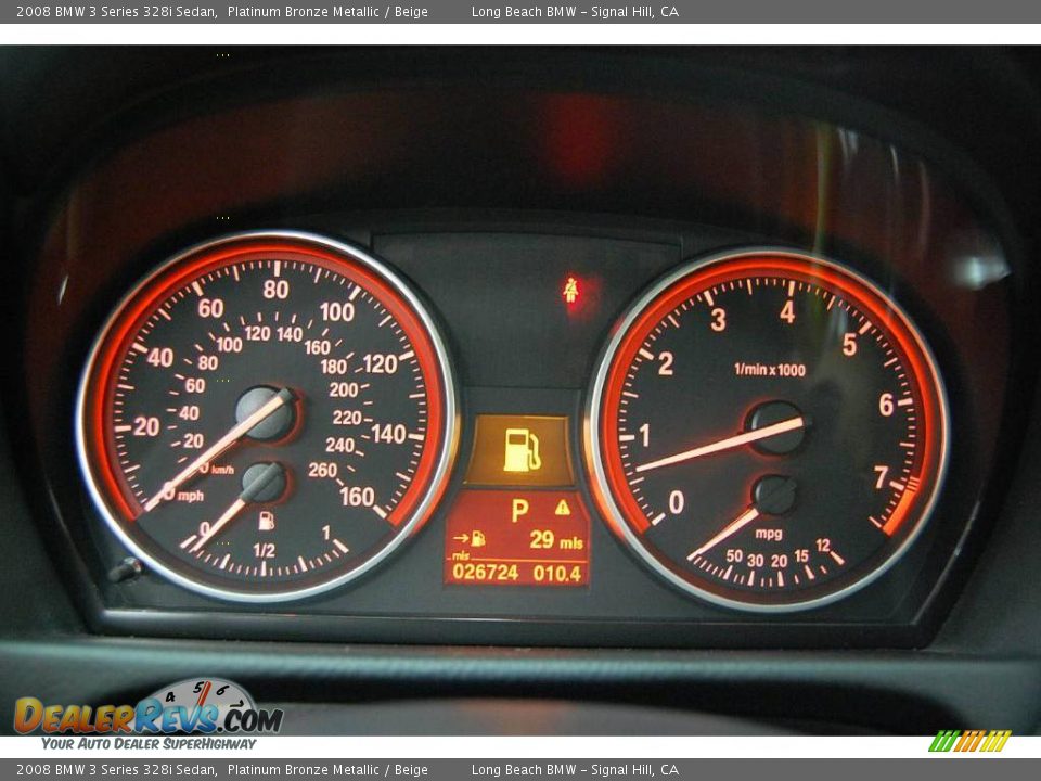 2008 BMW 3 Series 328i Sedan Platinum Bronze Metallic / Beige Photo #29