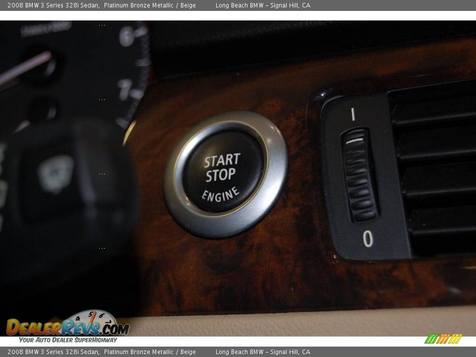2008 BMW 3 Series 328i Sedan Platinum Bronze Metallic / Beige Photo #33
