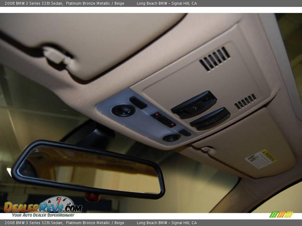 2008 BMW 3 Series 328i Sedan Platinum Bronze Metallic / Beige Photo #35