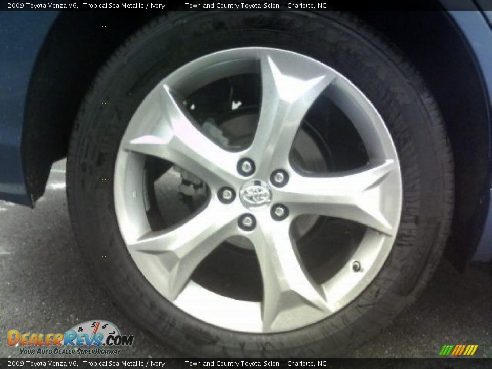 2009 Toyota Venza V6 Tropical Sea Metallic / Ivory Photo #18
