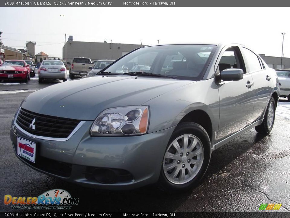 2009 Mitsubishi Galant ES Quick Silver Pearl / Medium Gray Photo #1