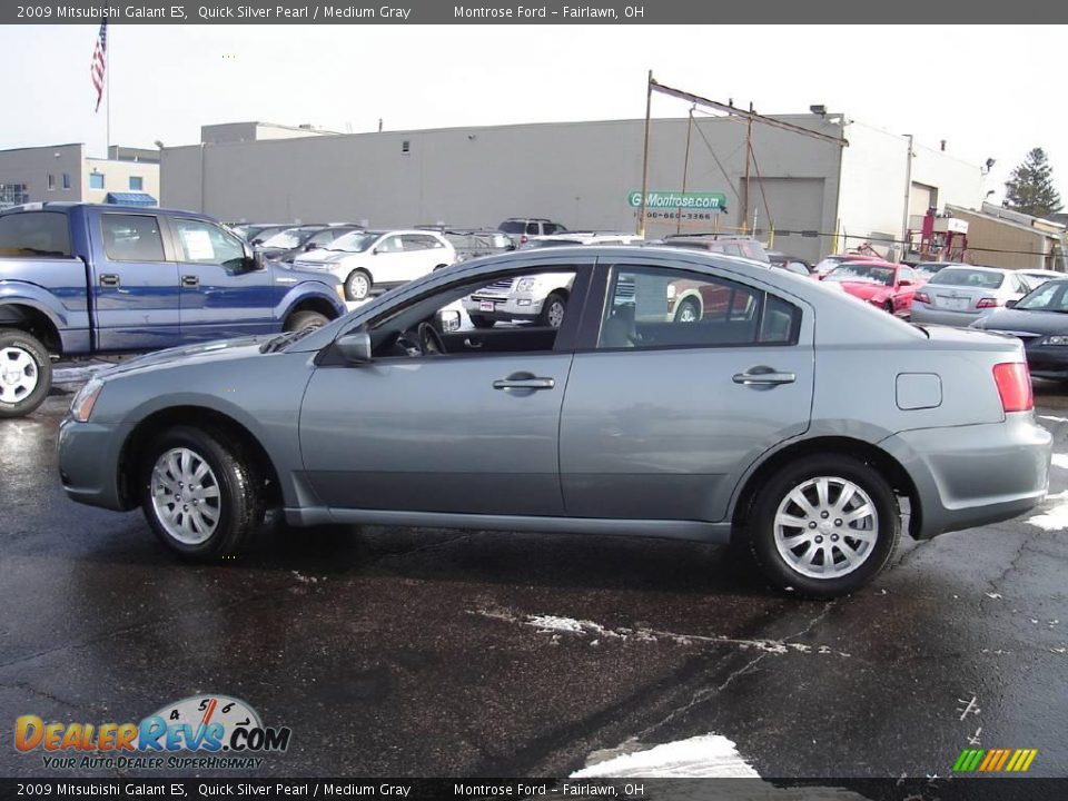2009 Mitsubishi Galant ES Quick Silver Pearl / Medium Gray Photo #2