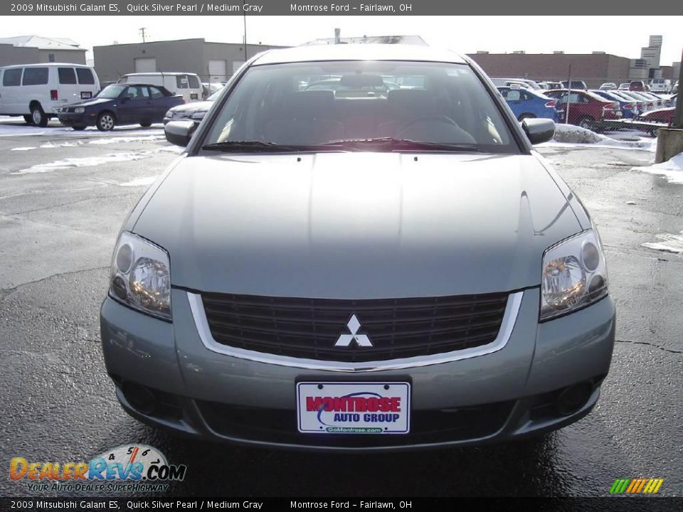 2009 Mitsubishi Galant ES Quick Silver Pearl / Medium Gray Photo #8