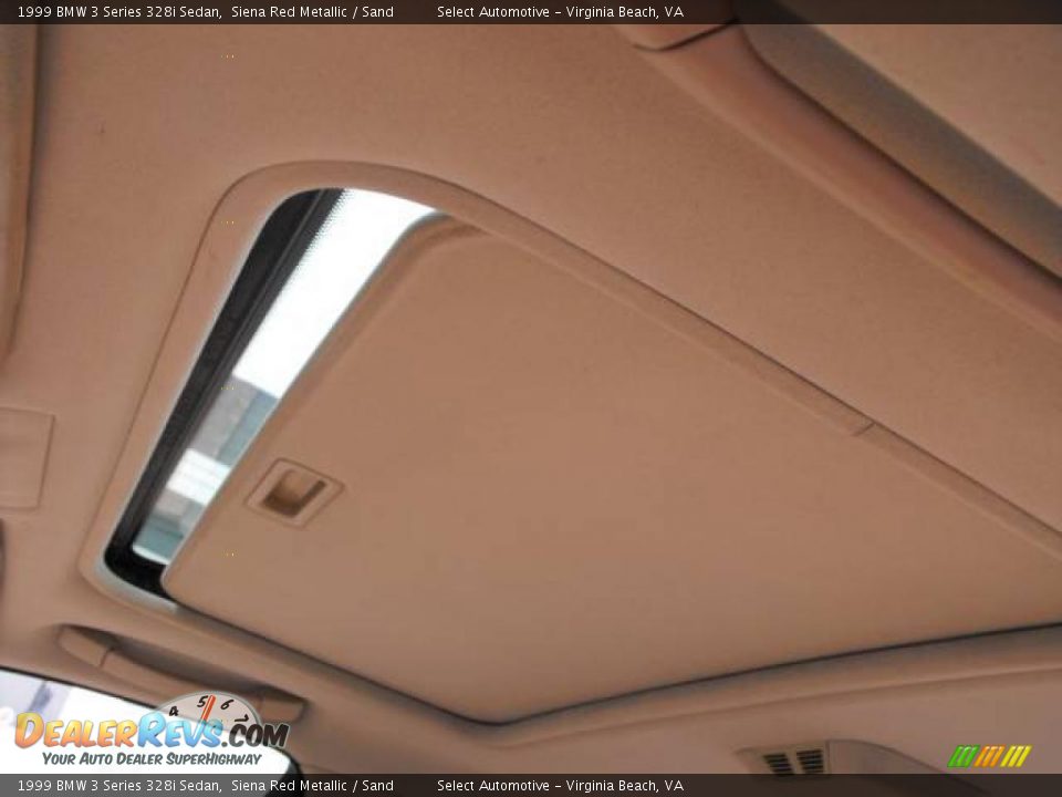 1999 BMW 3 Series 328i Sedan Siena Red Metallic / Sand Photo #9