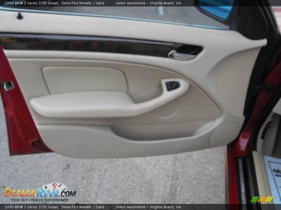 1999 BMW 3 Series 328i Sedan Siena Red Metallic / Sand Photo #10