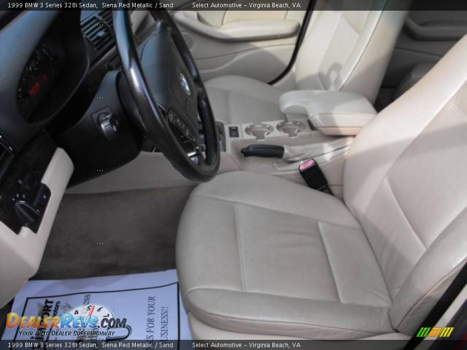1999 BMW 3 Series 328i Sedan Siena Red Metallic / Sand Photo #12
