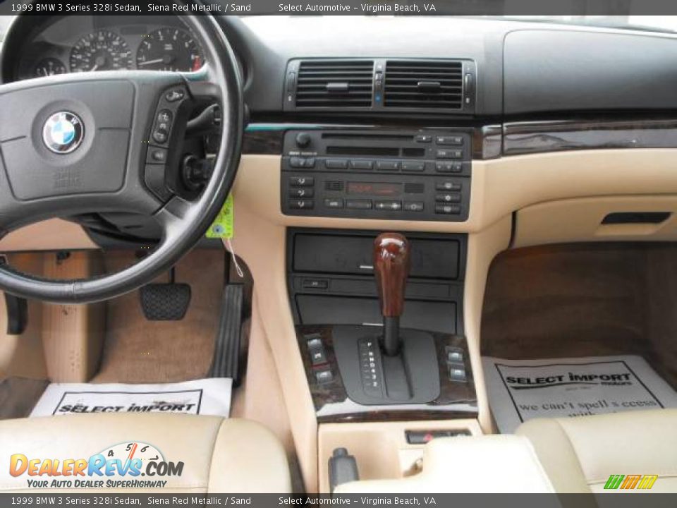 1999 BMW 3 Series 328i Sedan Siena Red Metallic / Sand Photo #17
