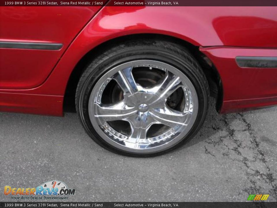 1999 BMW 3 Series 328i Sedan Siena Red Metallic / Sand Photo #18