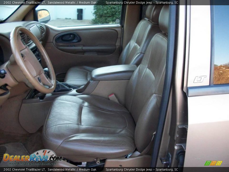 2002 Chevrolet TrailBlazer LT Sandalwood Metallic / Medium Oak Photo #4
