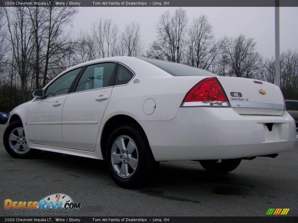 2009 Chevrolet Impala LT White / Ebony Photo #4