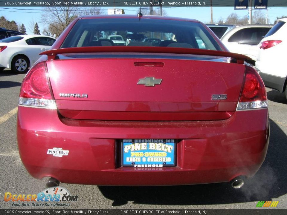 2006 Chevrolet Impala SS Sport Red Metallic / Ebony Black Photo #5