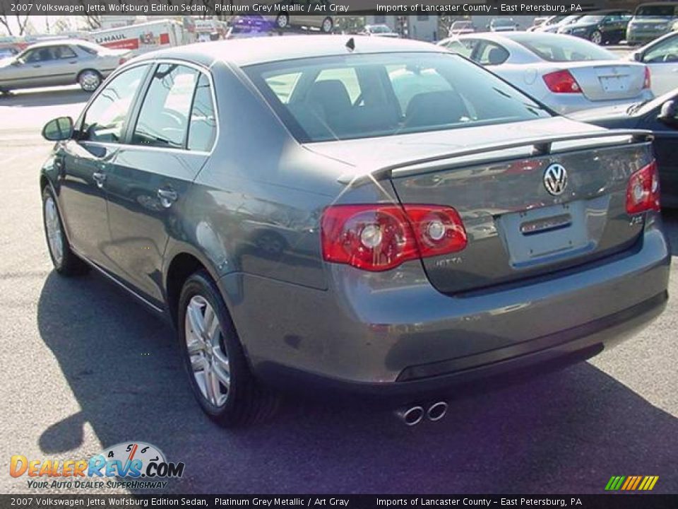2007 Volkswagen Jetta Wolfsburg Edition Sedan Platinum Grey Metallic / Art Gray Photo #2
